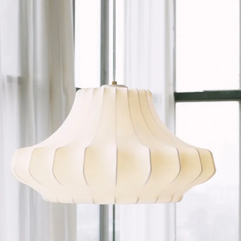 Kitchen Appliances In White - Nordic stoffen lamp Eenvoud Led-hanglamp voor