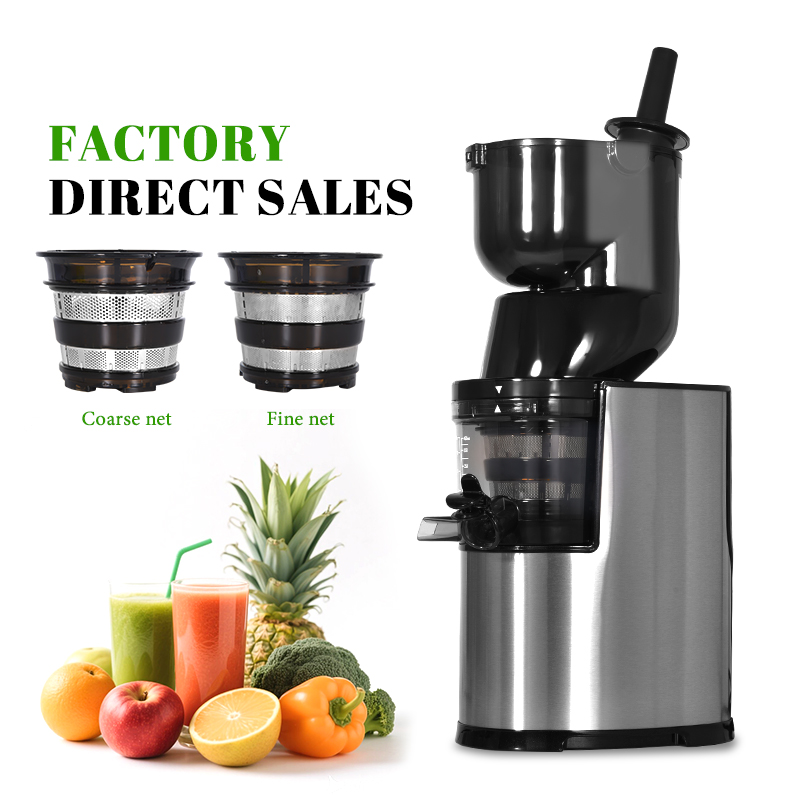 Juicer Cold Press Slow - MOSEENER Commerciële draagbare elektrische slowjuicer Fruit
