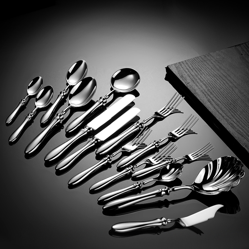 Kitchen Appliances Luxury - Hoogwaardige kalebashandgreep 304 roestvrijstalen bestekset Keuken