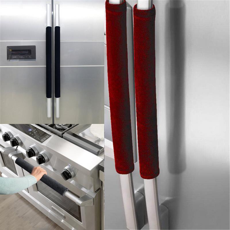 Kitchen Appliances Red Knobs - 2 stks/set Koelkast Deurgreep Cover Keukenapparaat