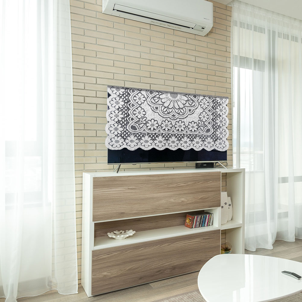 Stijlvolle witte kanten vierka - Kitchen Appliances In White recensie en prijs
