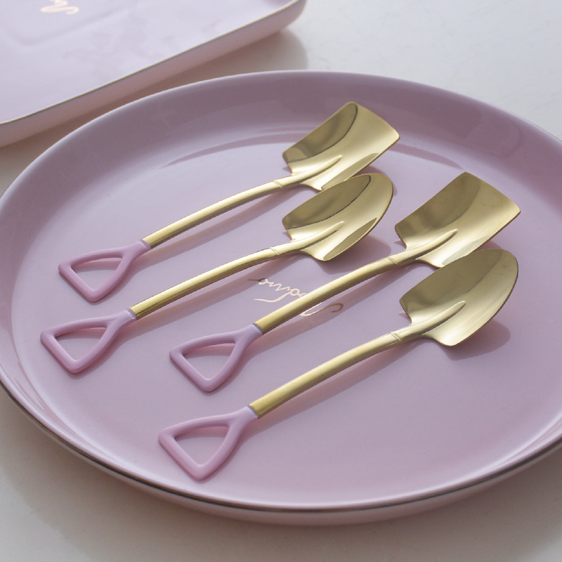 Luxe Roze Gouden Lepel Bestek  - Kitchen Appliances Luxury recensie en prijs