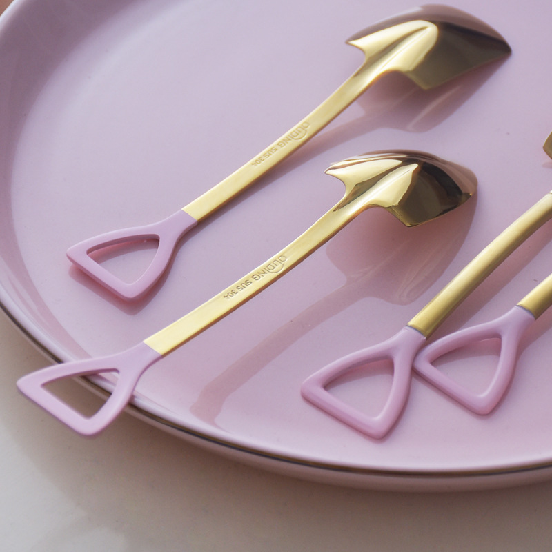 Luxe Roze Gouden Lepel Bestek  - Kitchen Appliances Luxury recensie en prijs