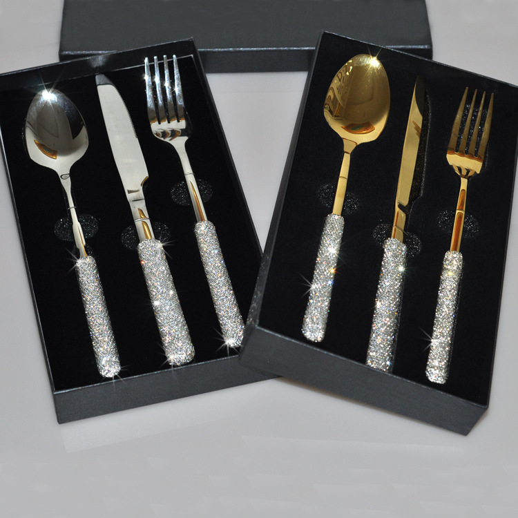 Lepel Vork Messenset met Bling - Kitchen Appliances Luxury recensie en prijs