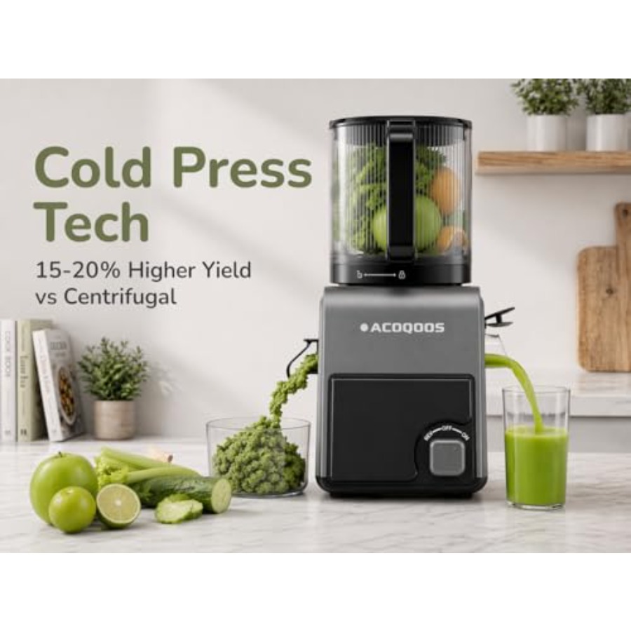 3-in-1 koudperssapcentrifuge v - Juicer Cold Press Slow recensie en prijs