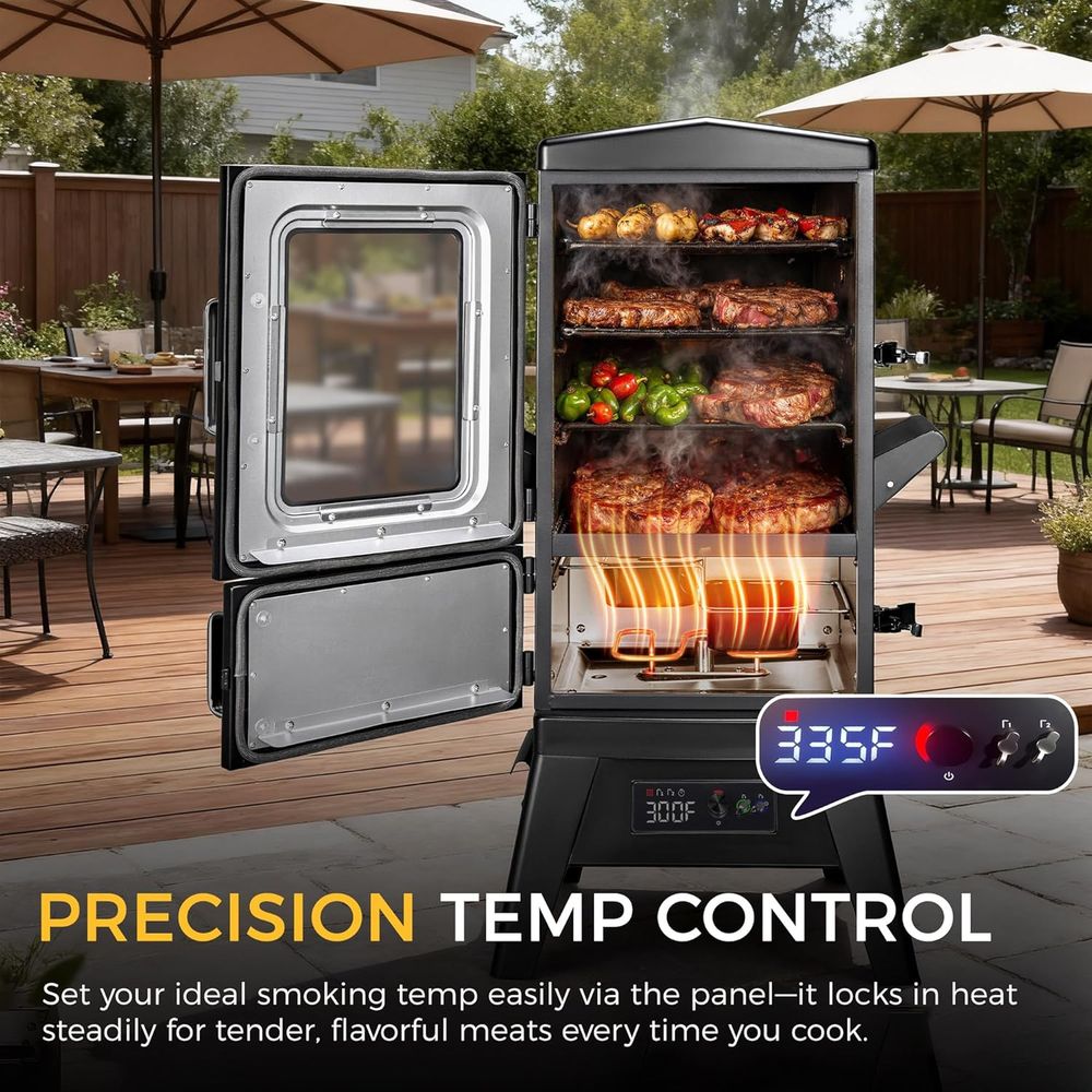 Elektrische BBQ-rookoven met g - Electric Smoker Bbq recensie en prijs