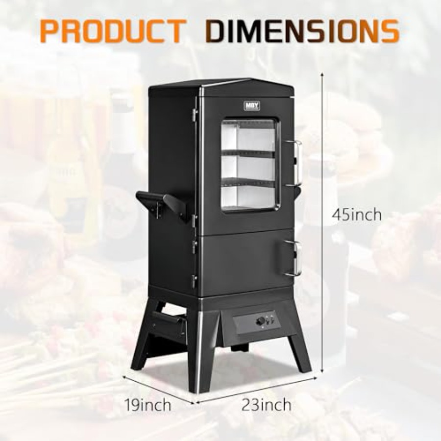 Grote verticale elektrische ro - Electric Smoker Bbq recensie en prijs