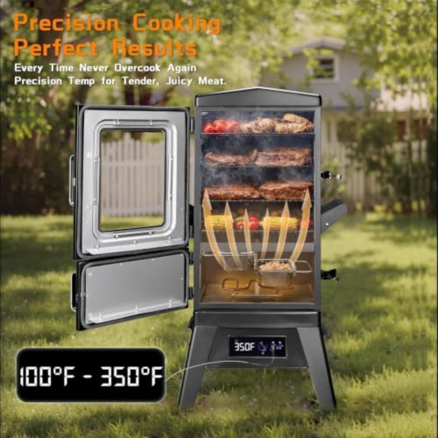 Grote verticale elektrische ro - Electric Smoker Bbq recensie en prijs