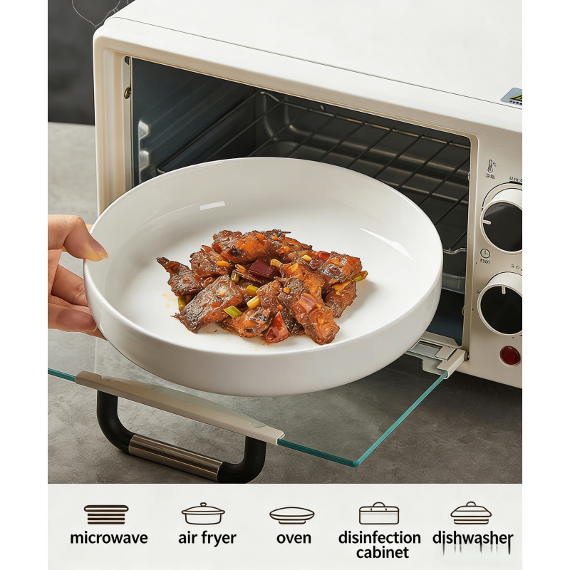 8-delige witte keramische sala - Kitchen Appliances In White recensie en prijs