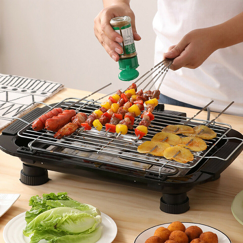 Huishoudelijke rookloze grill  - Electric Smoker Bbq recensie en prijs